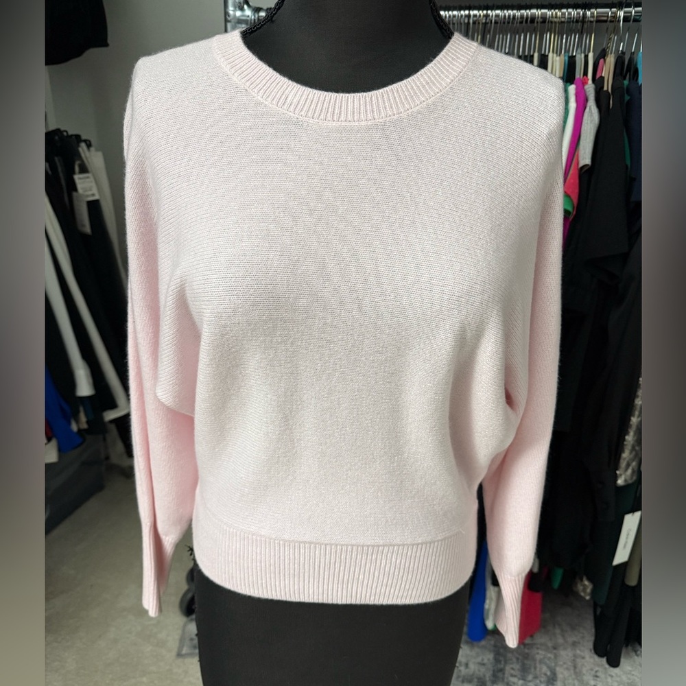 NWT Express Balloon sleeve pink sweater. Size S